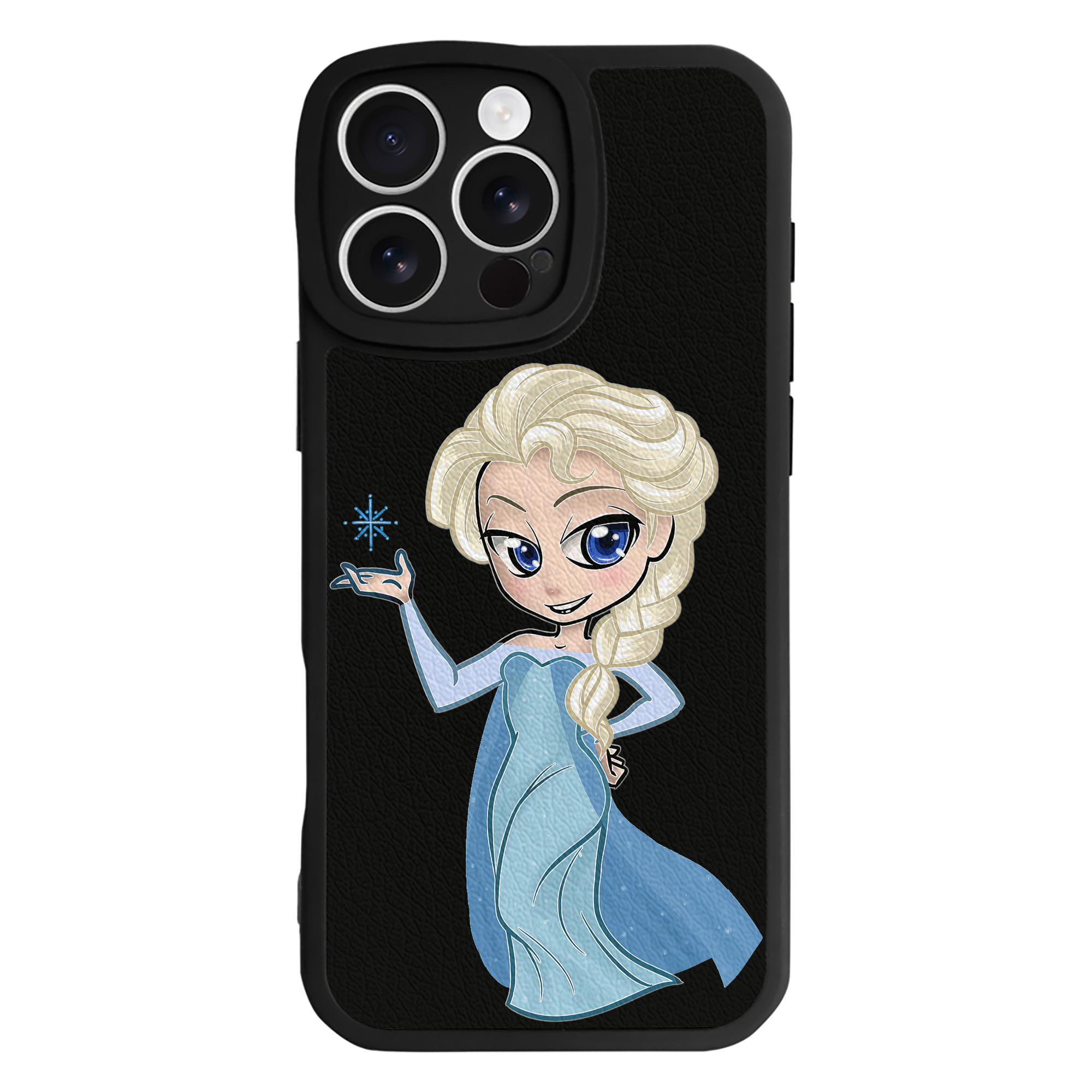 （画像用） アナと雪の女王 アンナ エルサ Frozen Anna Elsa 【iPhone 16シリーズ対応】シリコンスマホケース（レザー調） 材質：シリコン